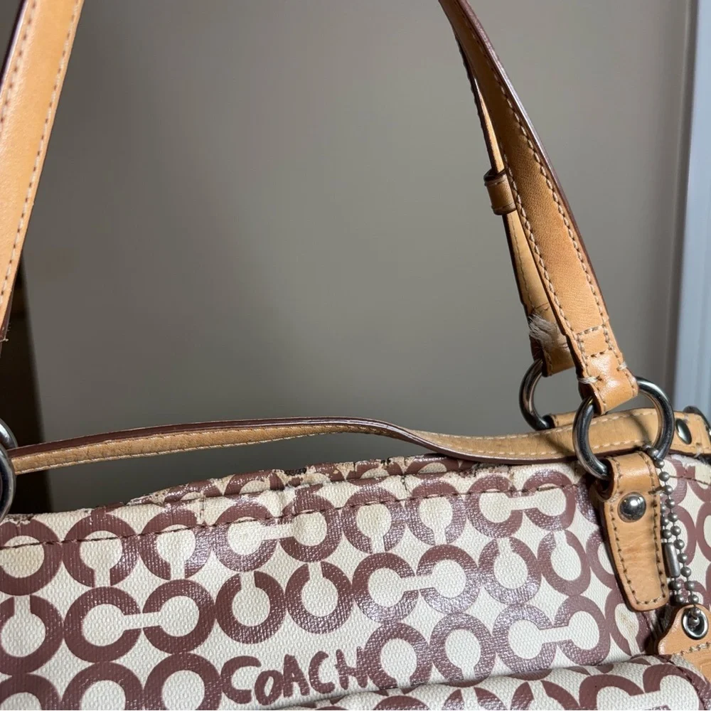 Coach signature canvas satchel - Picture 2 of 8